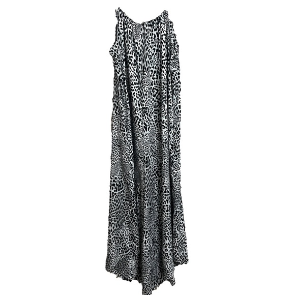 Anthropologie Wide Leg Animal Print Jumpsuit Size M - Picture 3 of 8